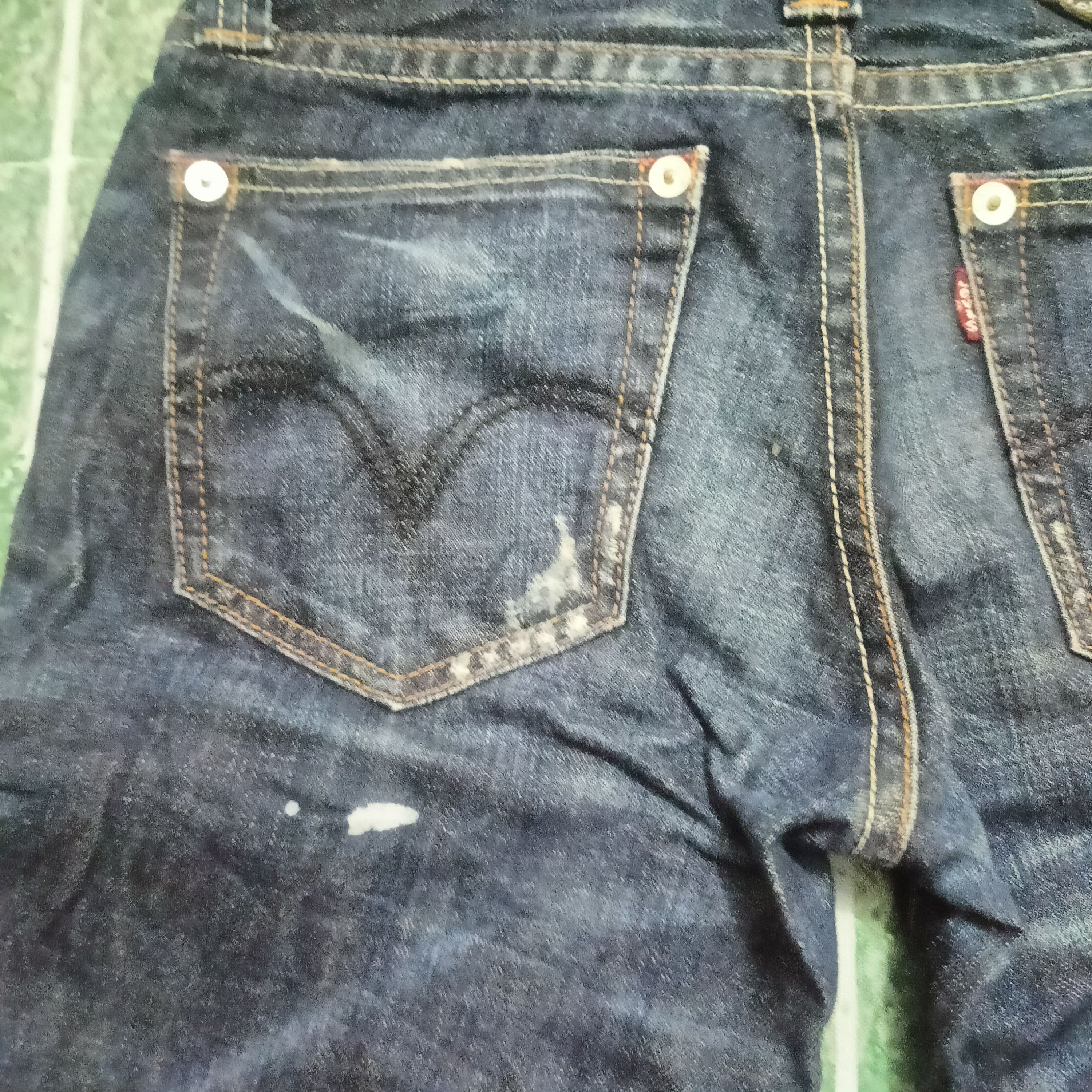Levi's 💥Insane 90s Levis 708 Distressed Paint Splatter Bootcut Size US 28 / EU 44 - 16 Thumbnail