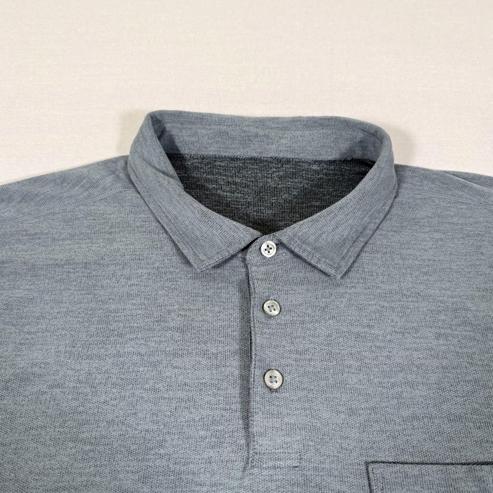 Vuori Vuori Polo Shirt Mens XL Gray Heathered Pocket Performance Jersey Golf Casual Top Size US XL / EU 56 / 4 - 3 Thumbnail