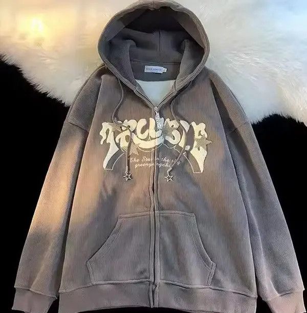 Japanese Brand Michiru x Rieko Letter Embroidery Hoodies Size US L / EU 52-54 / 3 - 6 Thumbnail