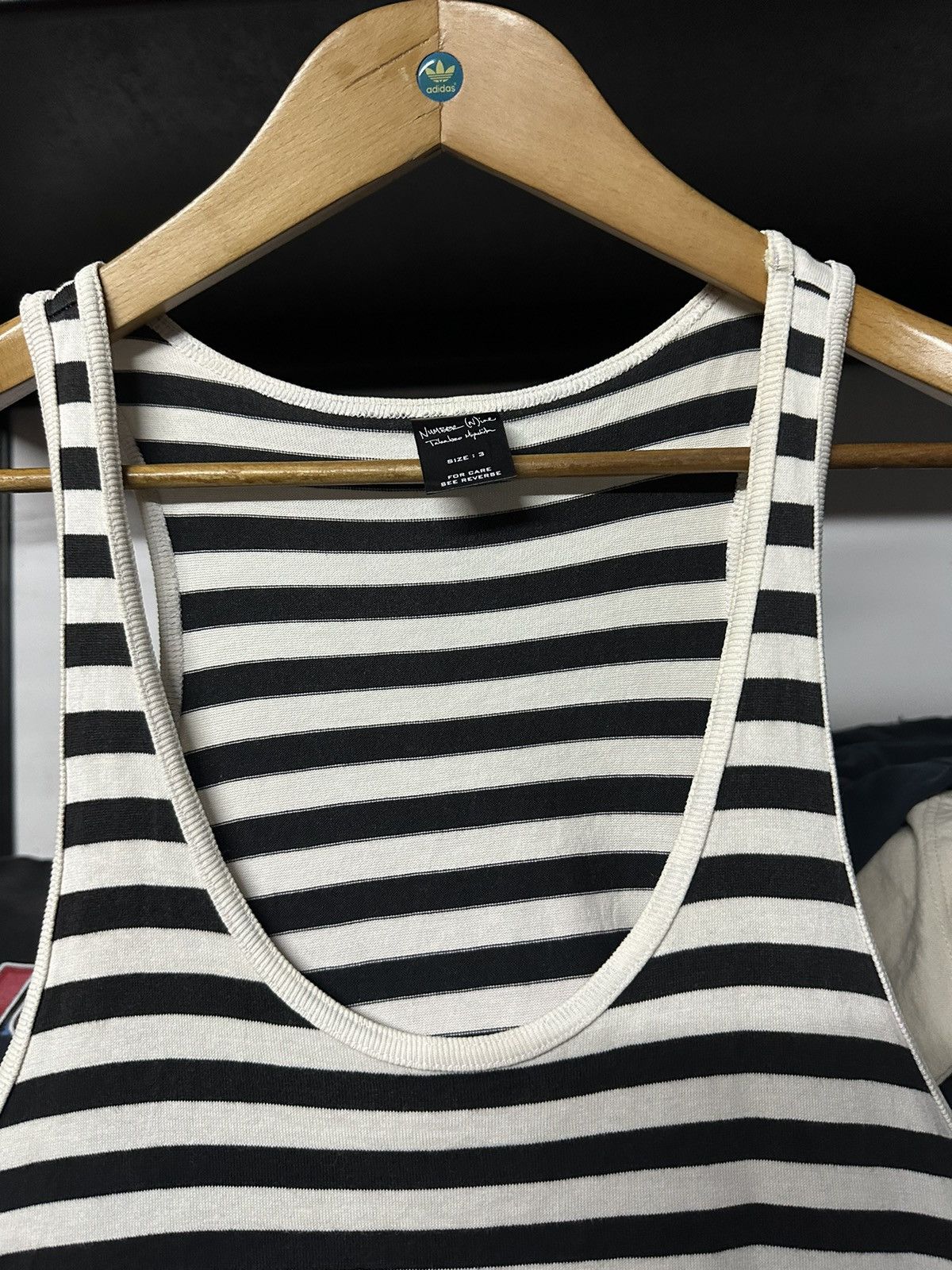 Number (N)ine Vintage Number Nine Stripe Tank Tops Japan Tee Size US M / EU 48-50 / 2 - 2 Thumbnail