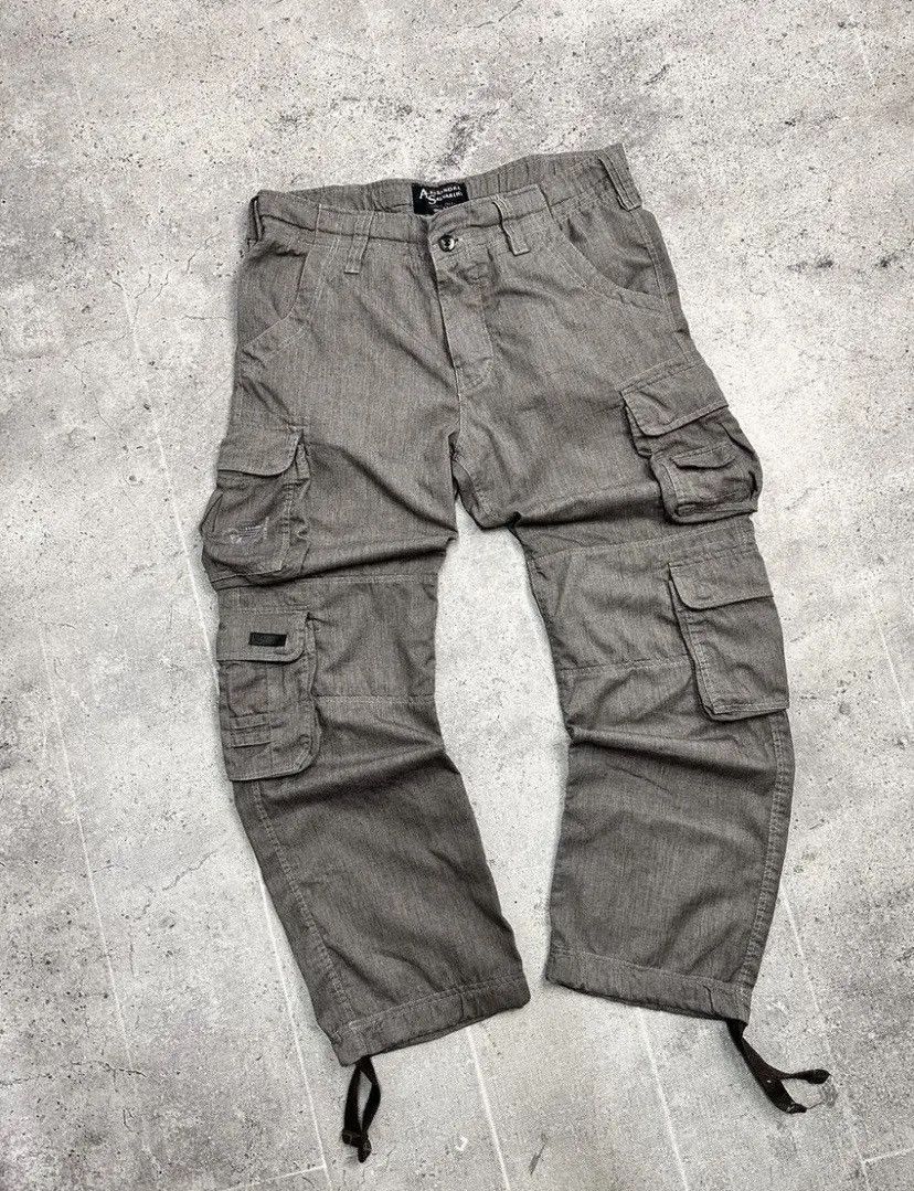 14th Addiction × Japanese Brand × Le Grande Bleu (L.G.B.) Junya Watanabe Style G Star Raw Cargo Pants Bondage GOA Size US 34 / EU 50 - 6 Thumbnail