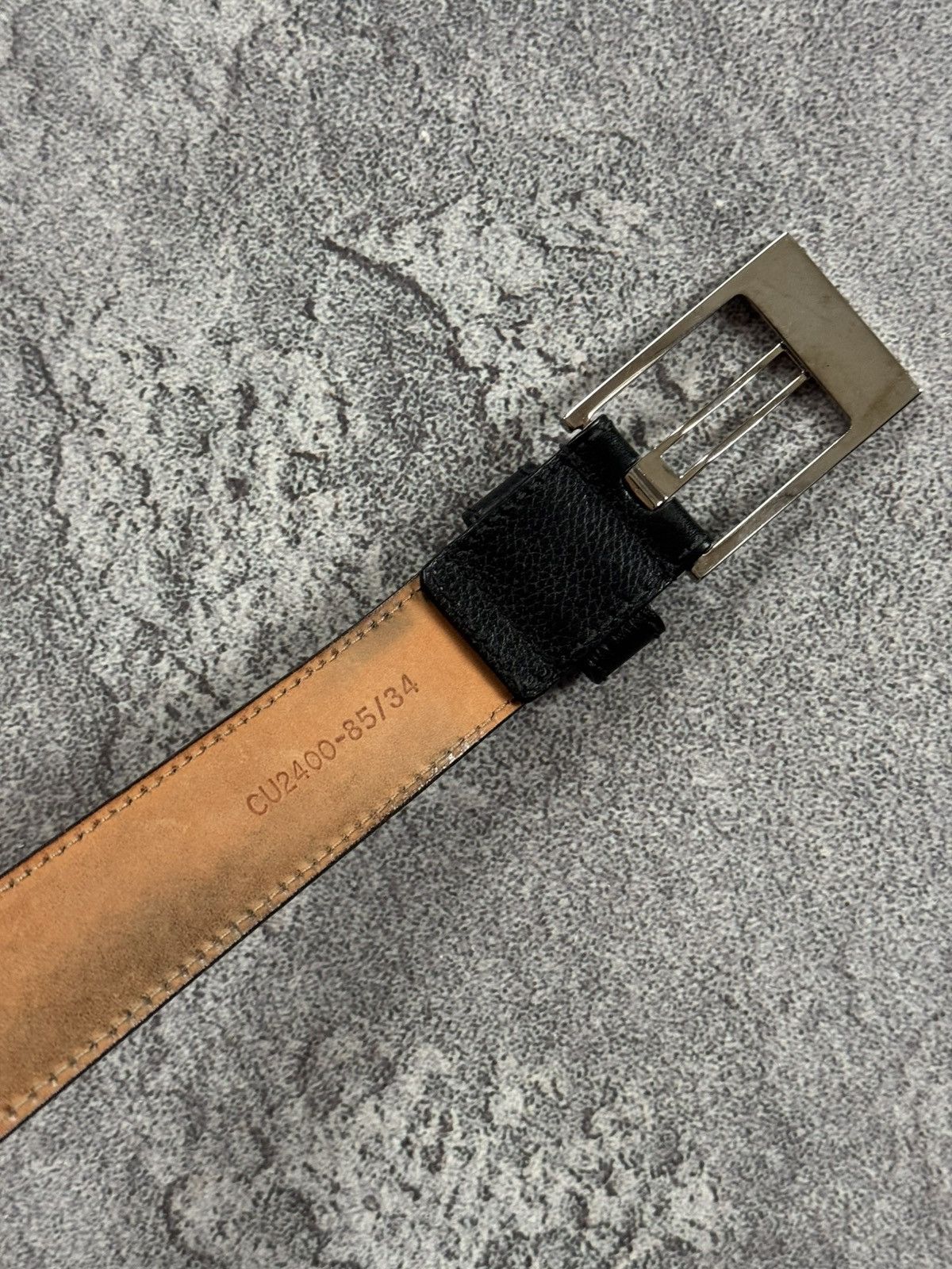 Versace × Versace Jeans Couture Versace black Avantgarde leather belt old money classic Size ONE SIZE - 9 Thumbnail