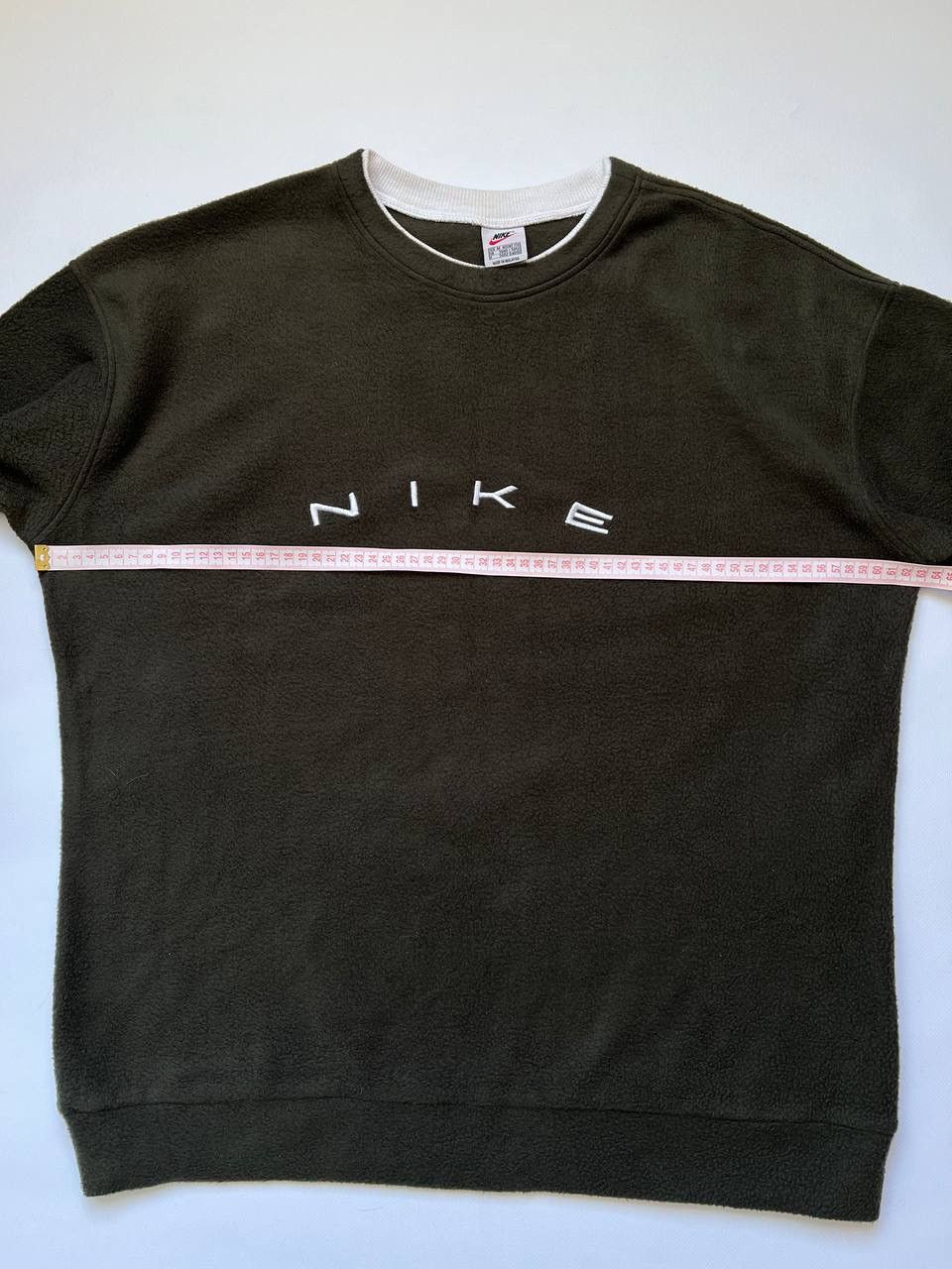 Nike × Nike ACG × Vintage Vintage Nike fleece sweatshirt green central big logo acg Size US M / EU 48-50 / 2 - 7 Thumbnail