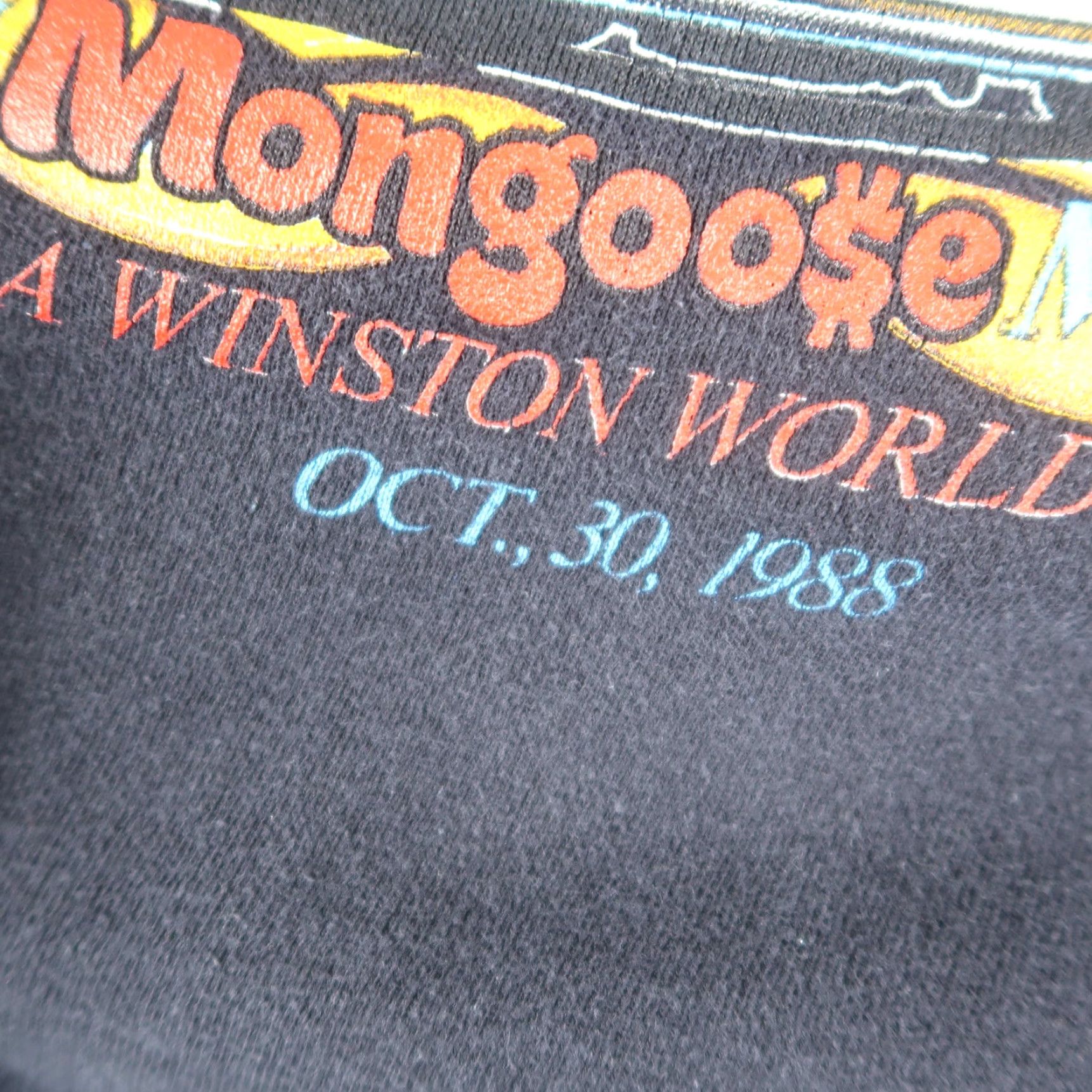 Vintage VINTAGE 80s Tom The Mongoose McEwen Crewneck Sweatshirt Men Small Black Car Graphic Pullover Style Size US S / EU 44-46 / 1 - 5 Thumbnail