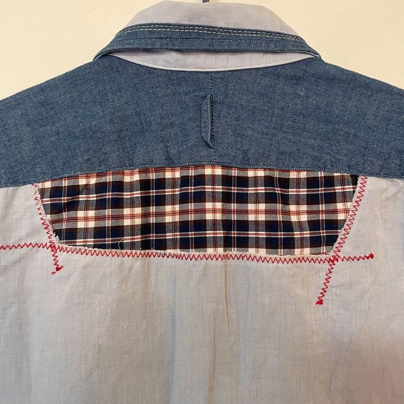 Junya Watanabe Junya Watanabe Stitched denim plaid corduroy light blue sp Size US M / EU 48-50 / 2 - 7 Thumbnail