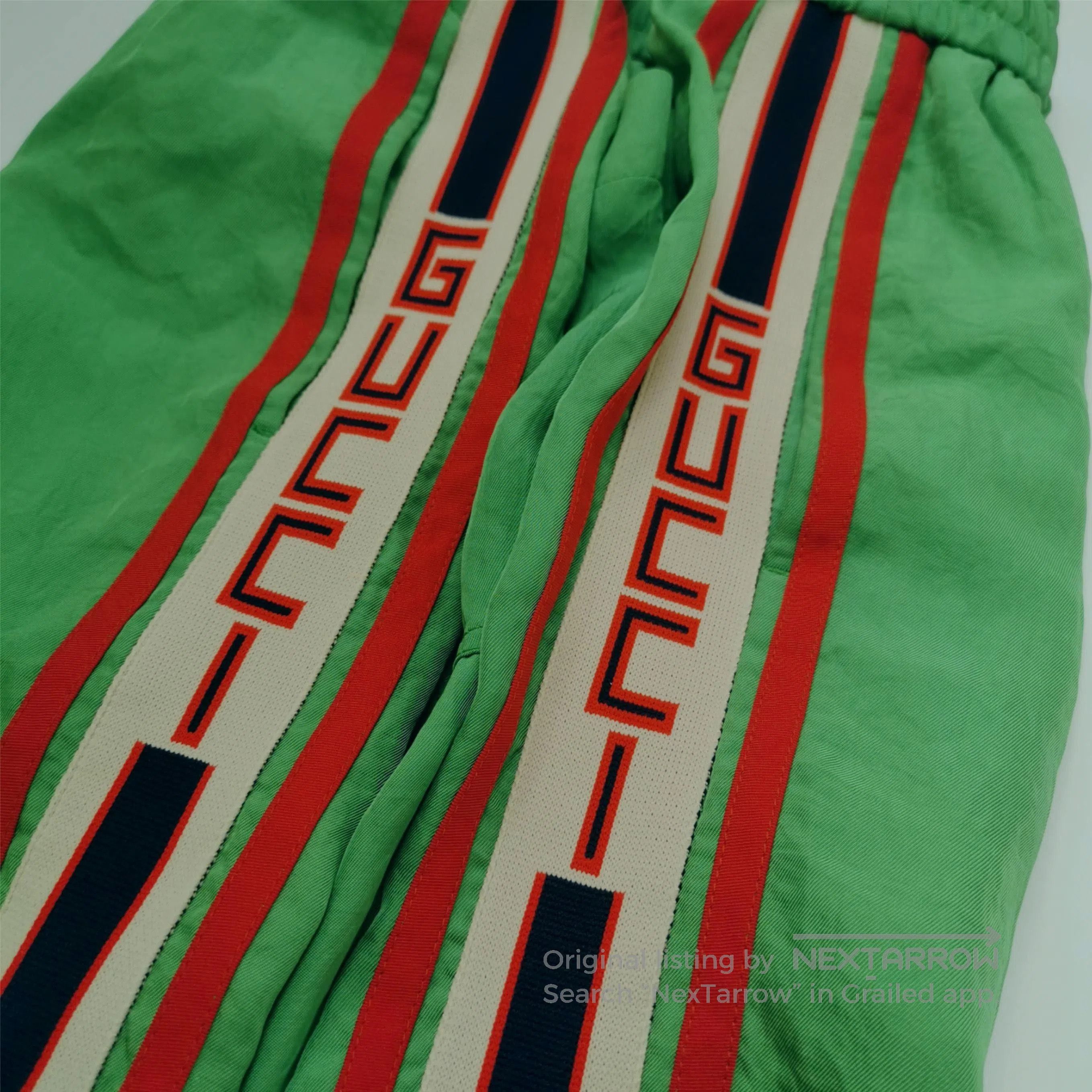 Gucci Green Drawstring Waist Casual Shorts. Size US XXL / EU 58 / 5 - 1 Thumbnail