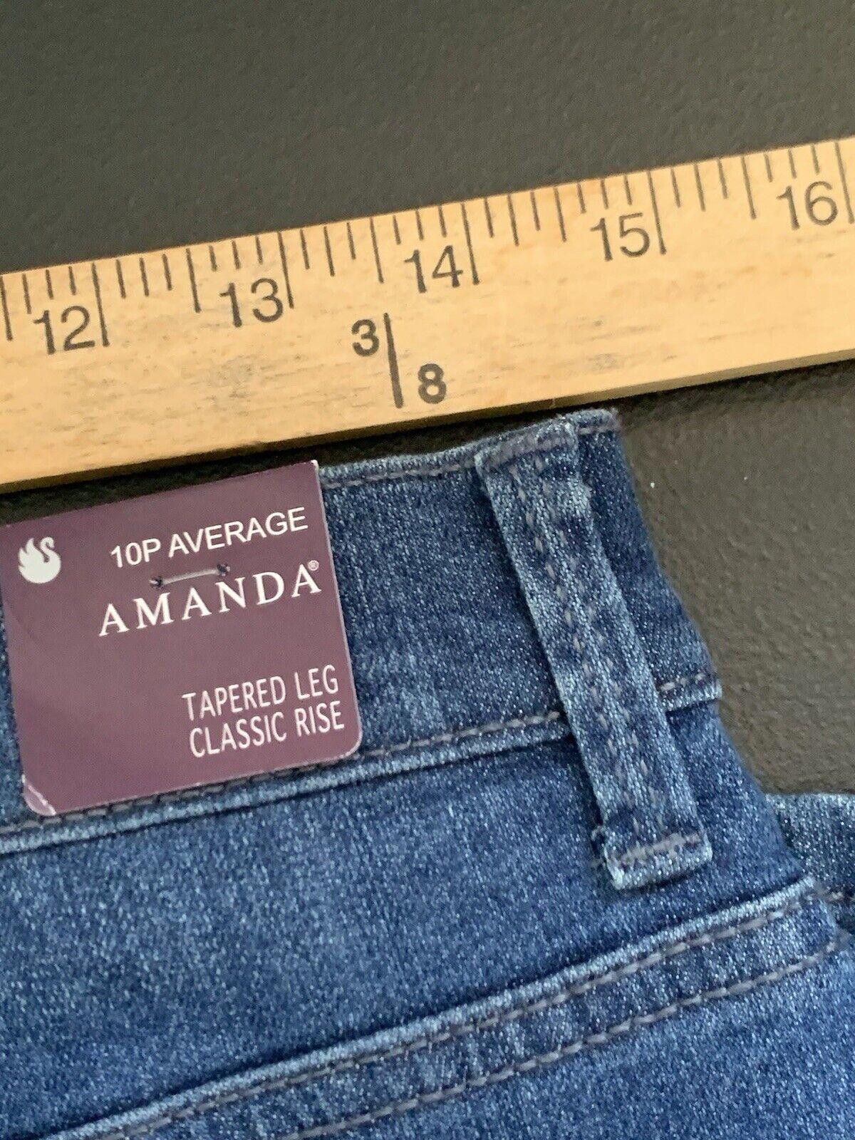 Gloria Vanderbilt Gloria Vanderbilt Jeans Amanda Tapered Leg Classic Rise Size 32" / US 10 / IT 46 - 7 Thumbnail