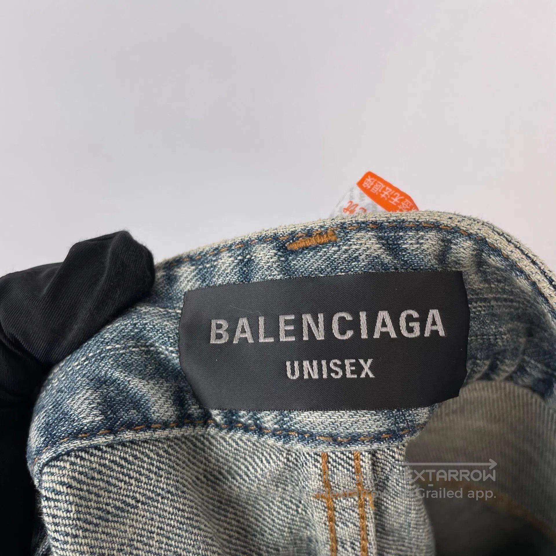 Balenciaga Balenciaga size XS Distressed Denim Wide Leg Pants Size XS Size US 27 - 5 Thumbnail