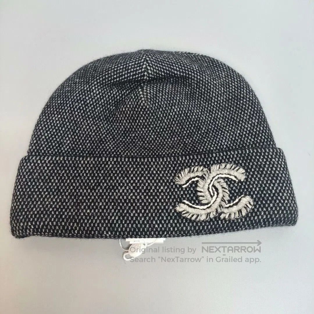 Chanel Chanel Double C Black Hat. Size ONE SIZE - 1 Thumbnail