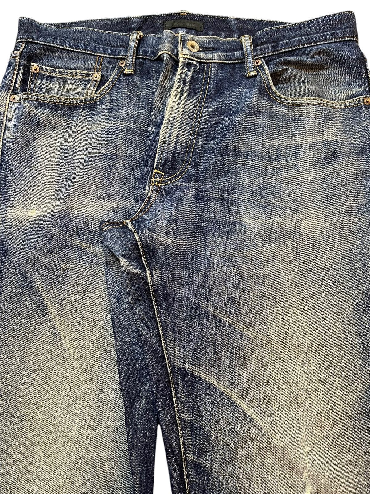 Uniqlo Vintage Japanese Uniqlo Faded Wash Style Loose Jeans Size US 34 / EU 50 - 4 Thumbnail