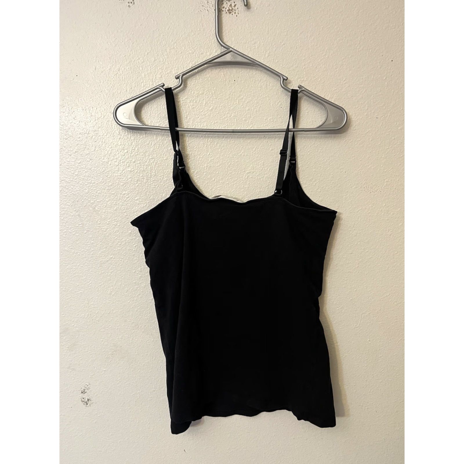 H&M H&M Mama Maternity Tank Size Medium Black Solid Women Shirt Cotton Modal Size M / US 6-8 / IT 42-44 - 2 Thumbnail