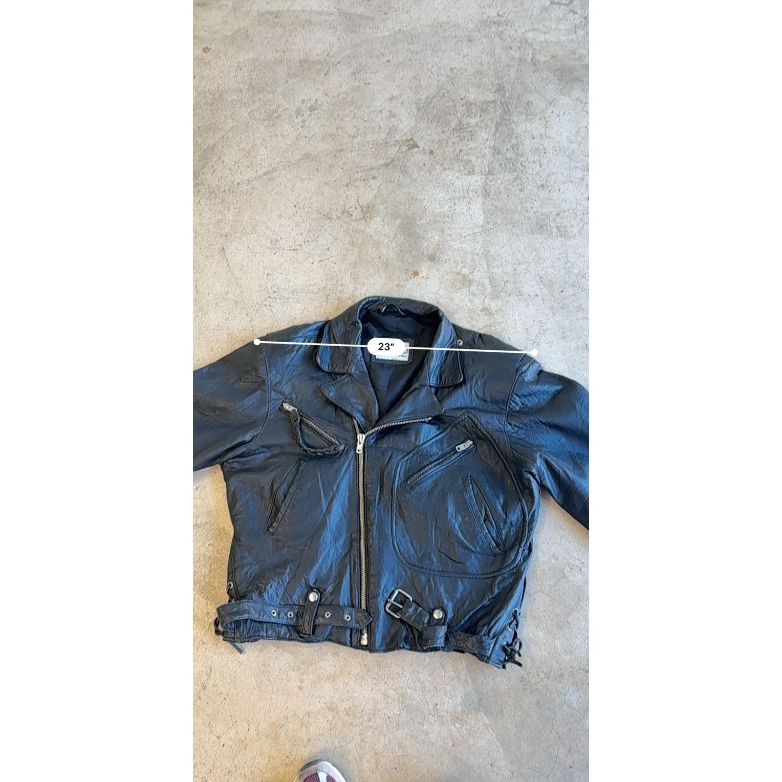 Vintage 1980's Vintage Original METACO Black Leather Moto Jacket M Size M / US 6-8 / IT 42-44 - 10 Thumbnail
