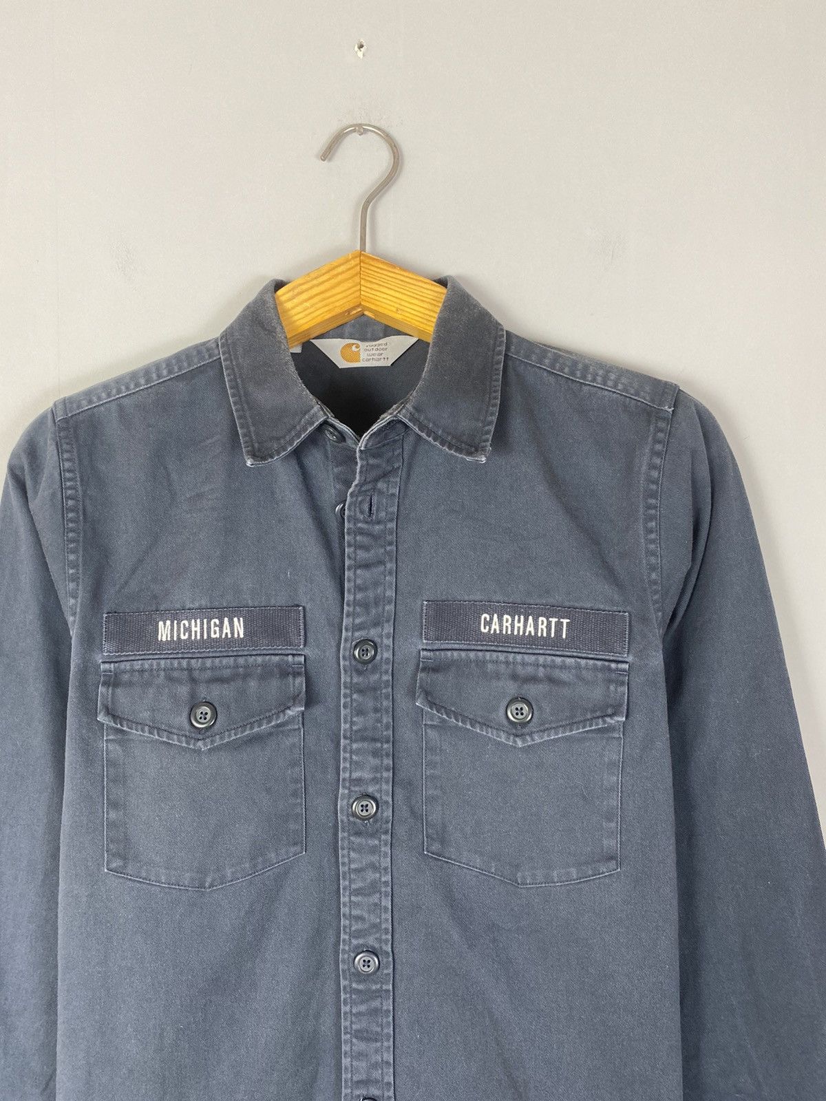 Carhartt Vintage Carhartt Michigan shirt Size US M / EU 48-50 / 2 - 2 Thumbnail