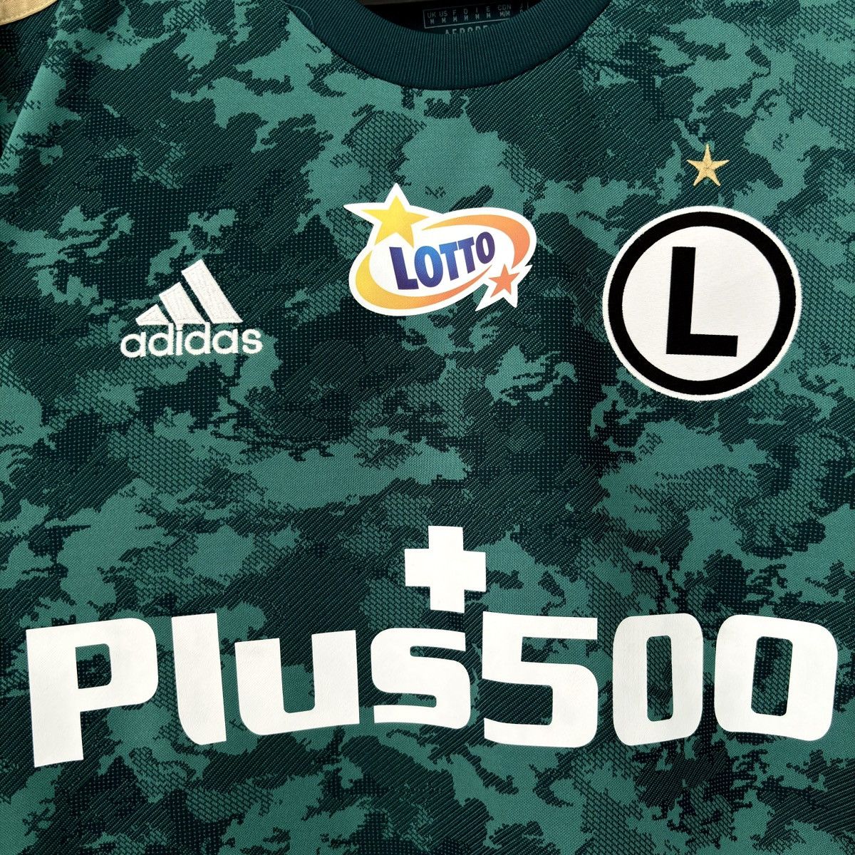 Adidas 2021 2022 Legia Warsaw Baku GAME ISSUE Adidas Soccer Jersey Size US M / EU 48-50 / 2 - 3 Thumbnail