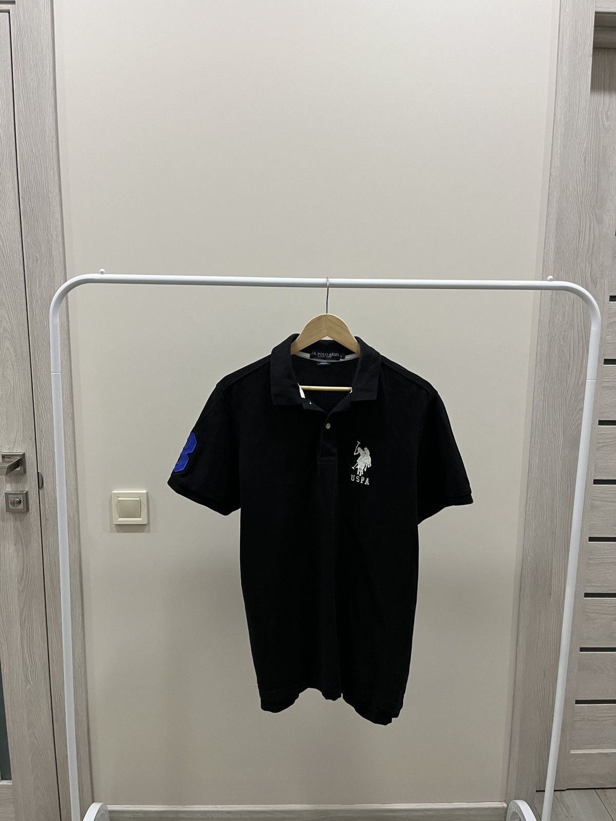 Polo Ralph Lauren Vintage Polo Ralph Lauren 3 Big Pony Polo Tee Y2K Black Size US L / EU 52-54 / 3 - 1 Thumbnail