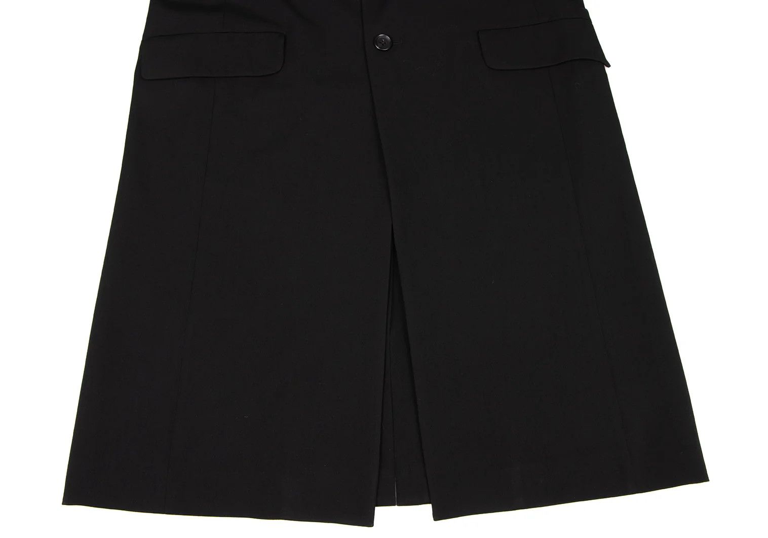 Yohji Yamamoto Yohji Yamamoto Wool Gabardine Long Jacket Size US XL / EU 56 / 4 - 8 Thumbnail