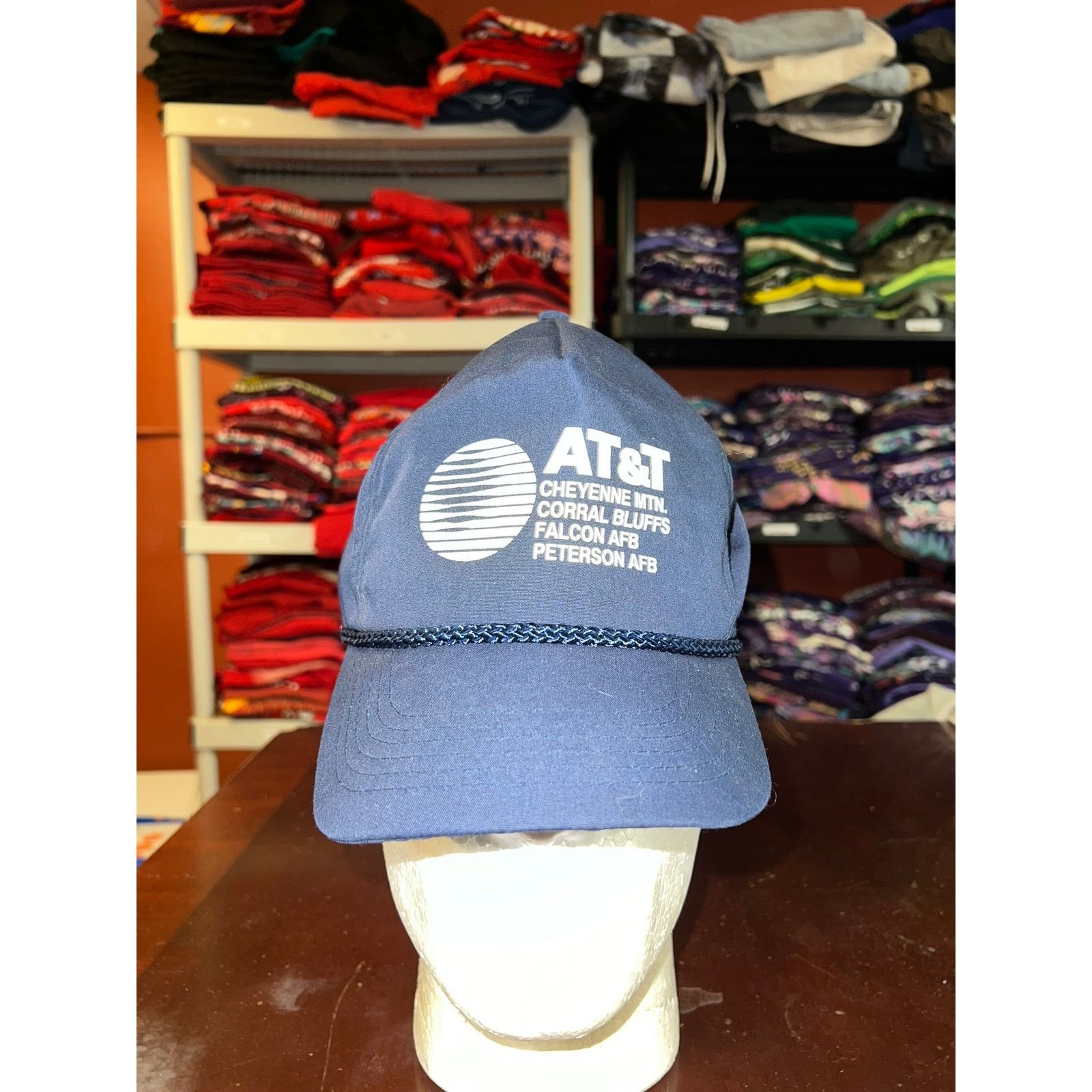 Vintage Vintage AT&T Hat Cheyenne Mountain Falcon Peterson Air Force Size ONE SIZE - 1 Thumbnail