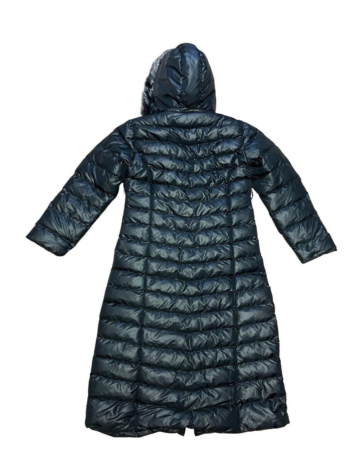 Other Women’s Long Puffer Coat S Black Belted Fur Detachable Hood Size S / US 4 / IT 40 - 4 Thumbnail