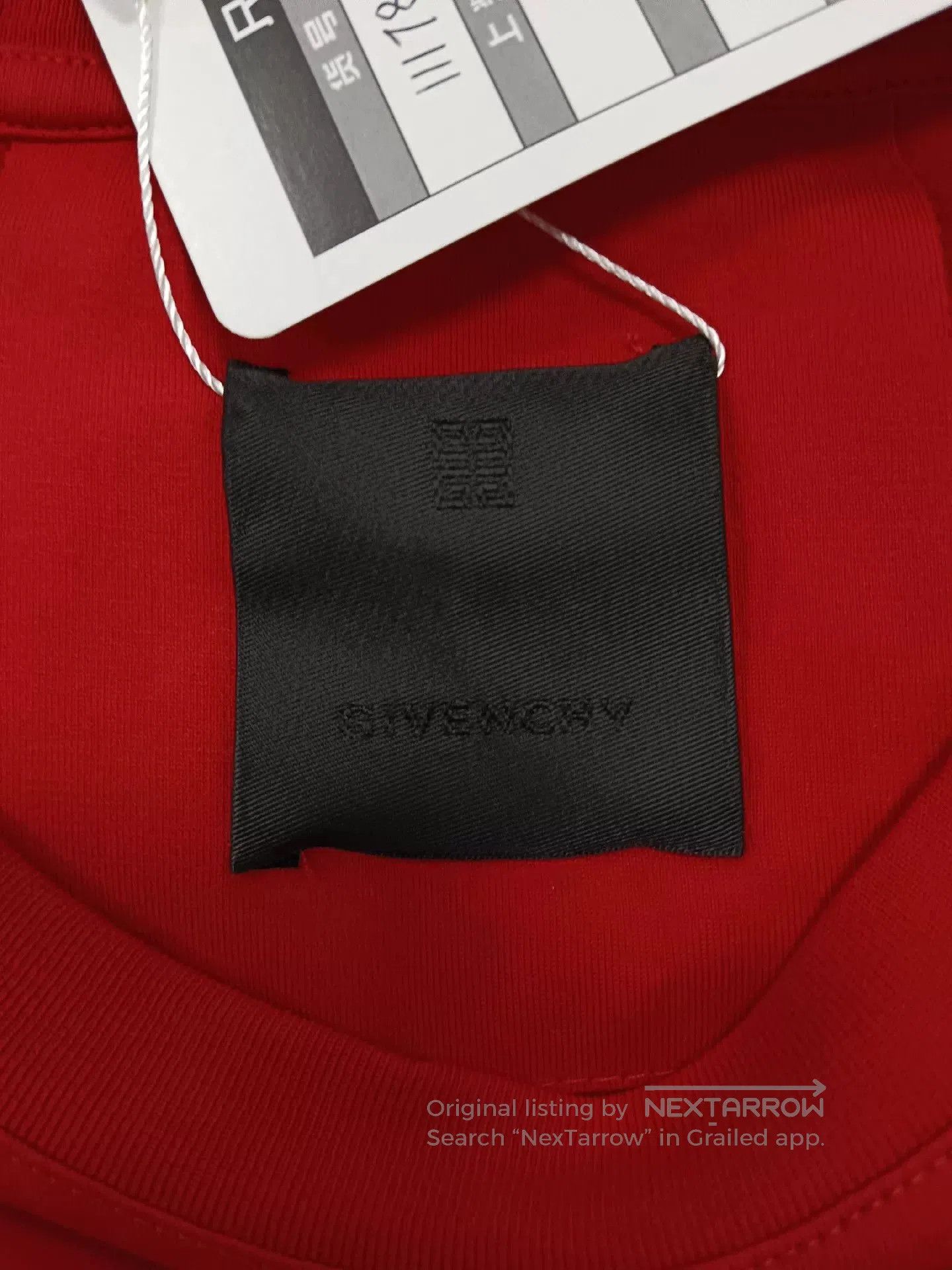 Givenchy givenchy logo graphic red short sleeve shirt. Size US XS / EU 42 / 0 - 4 Thumbnail