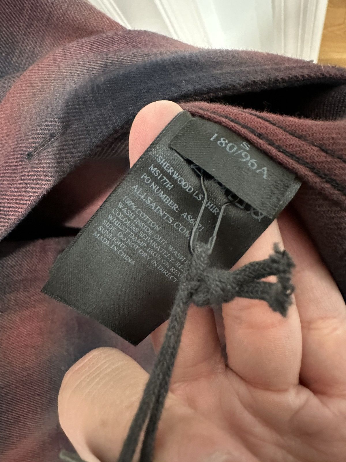 Allsaints Allsaints Flannel Shirt Size US S / EU 44-46 / 1 - 5 Thumbnail