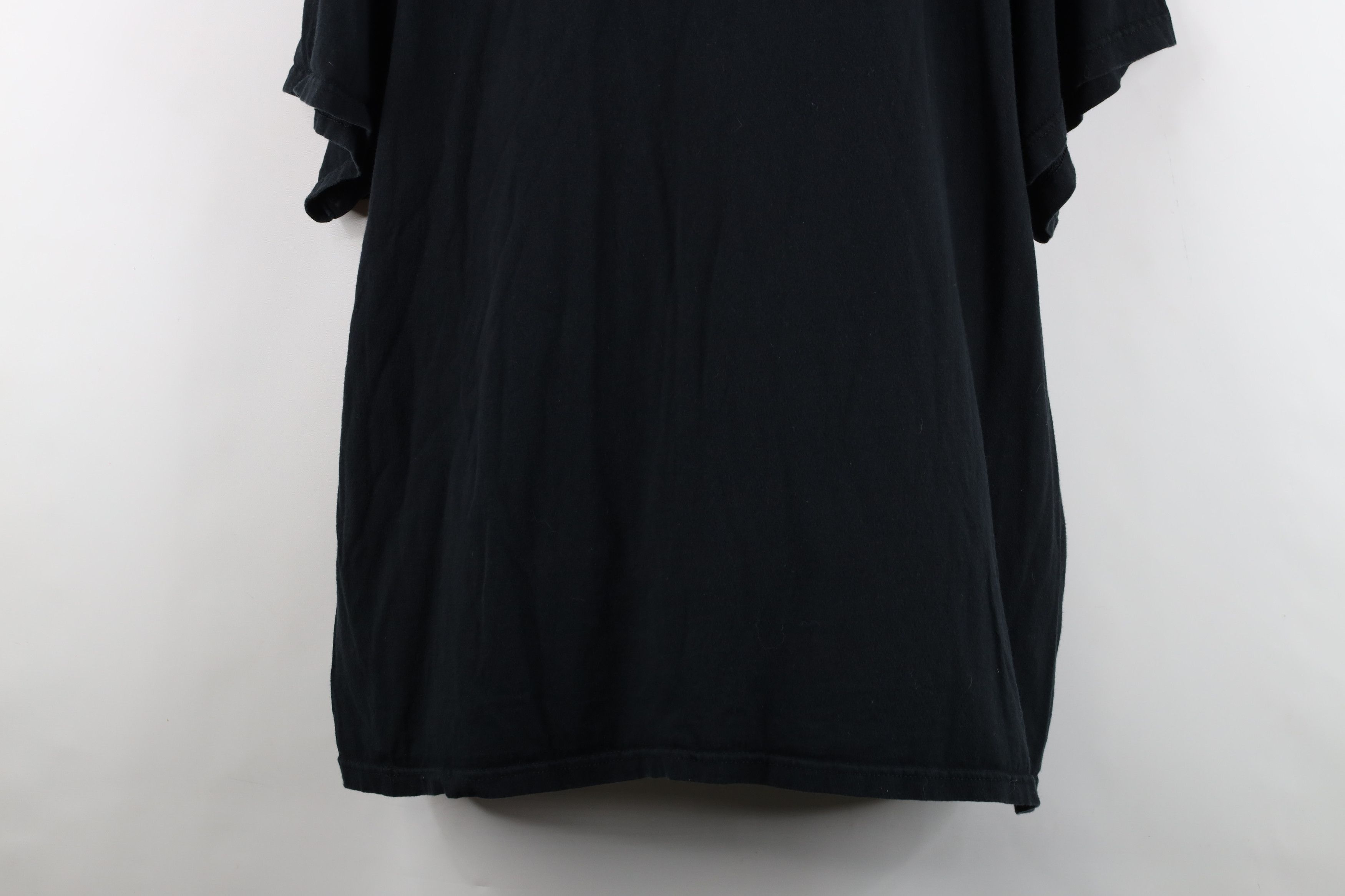 Vintage Vintage 90s Streetwear Blank Cotton Pocket T-Shirt Black Size US XXL / EU 58 / 5 - 15 Thumbnail
