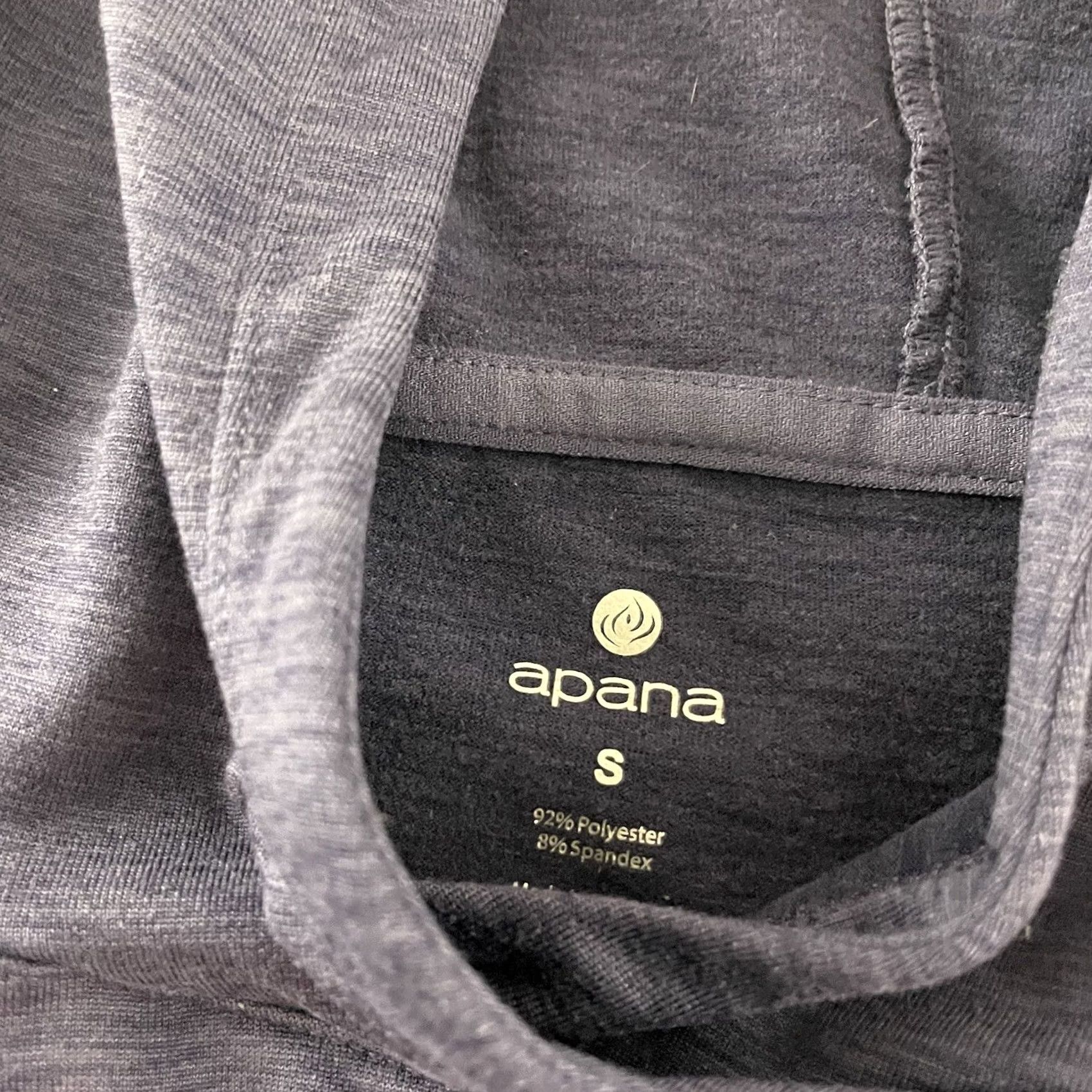 Vintage Apana Hooded Sweatshirt Long Sleeve Pullover Purple Women's Small Solid Activewear Size S / US 4 / IT 40 - 3 Thumbnail