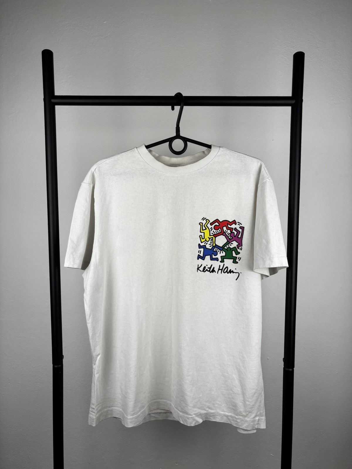 Keith Haring × Vintage Keith Haring big logo t shirt size XL Size US XL / EU 56 / 4 - 1 Thumbnail