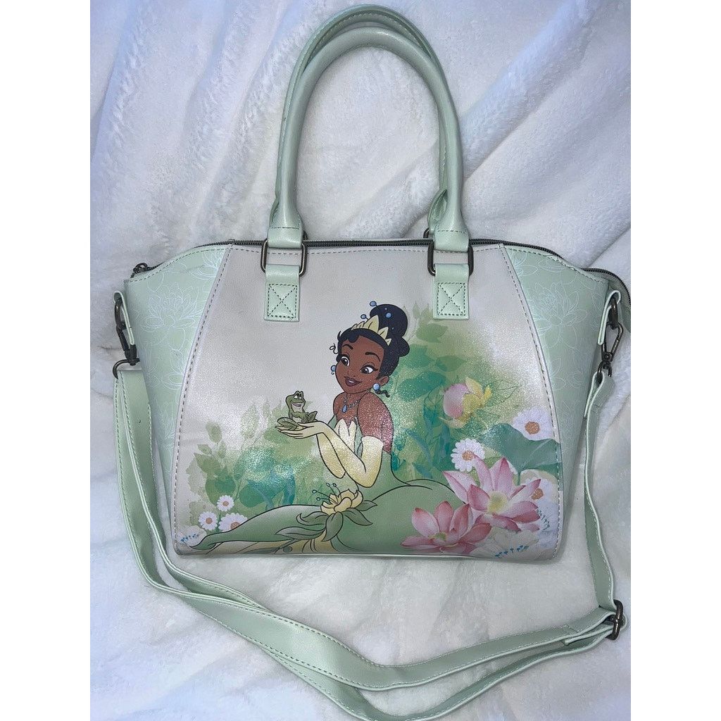 Loungefly Disney Princess And The Frog Watercolor Tote Bag, Women's