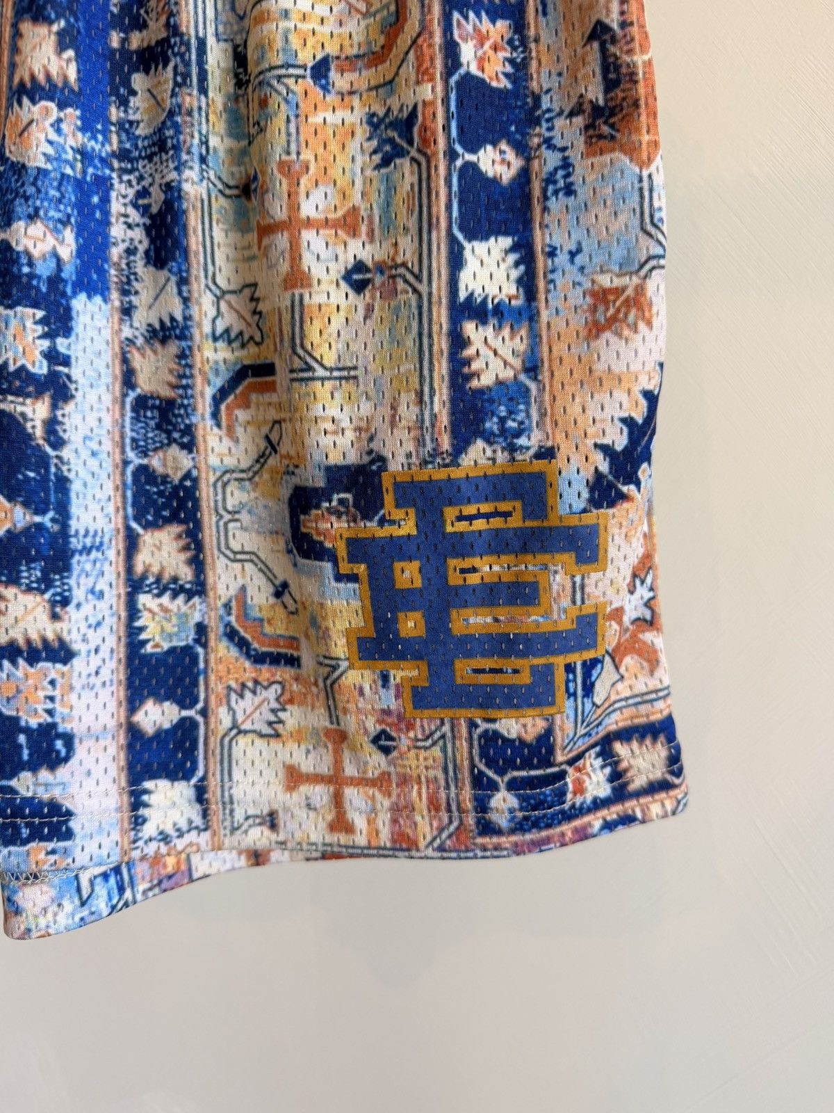 Eric Emanuel Eric Emanuel EE Basic/Core Rug Print Mesh Shorts Size M Size US 31 - 2 Thumbnail