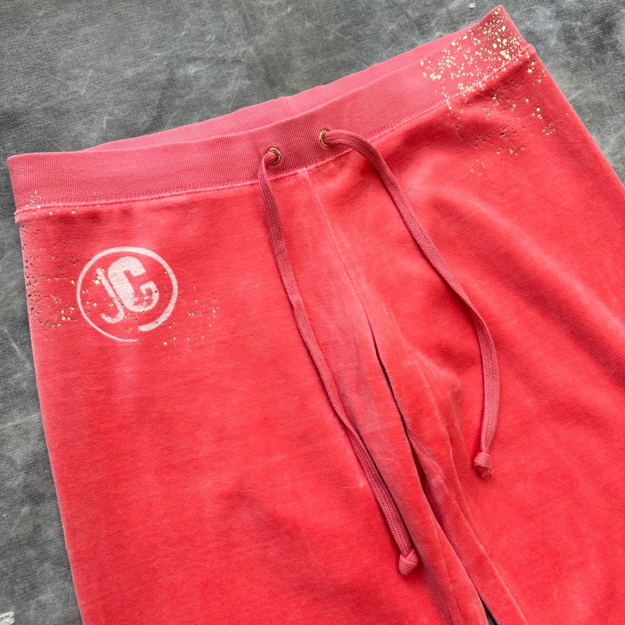 Juicy Couture × Vintage Vintage Y2K Juicy Couture Velour Sweatpants Size 24" / US 00 / IT 34 - 4 Thumbnail