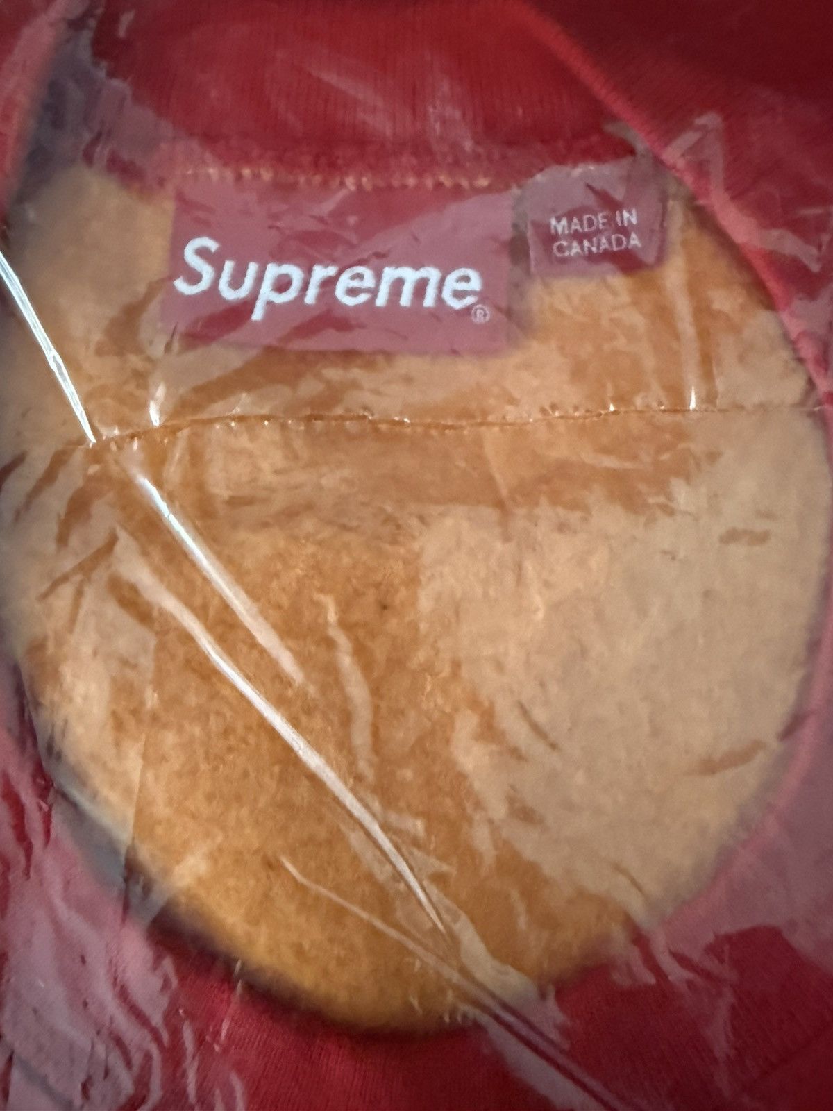 Supreme Supreme Contrast Crewneck Red Size US L / EU 52-54 / 3 - 4 Thumbnail