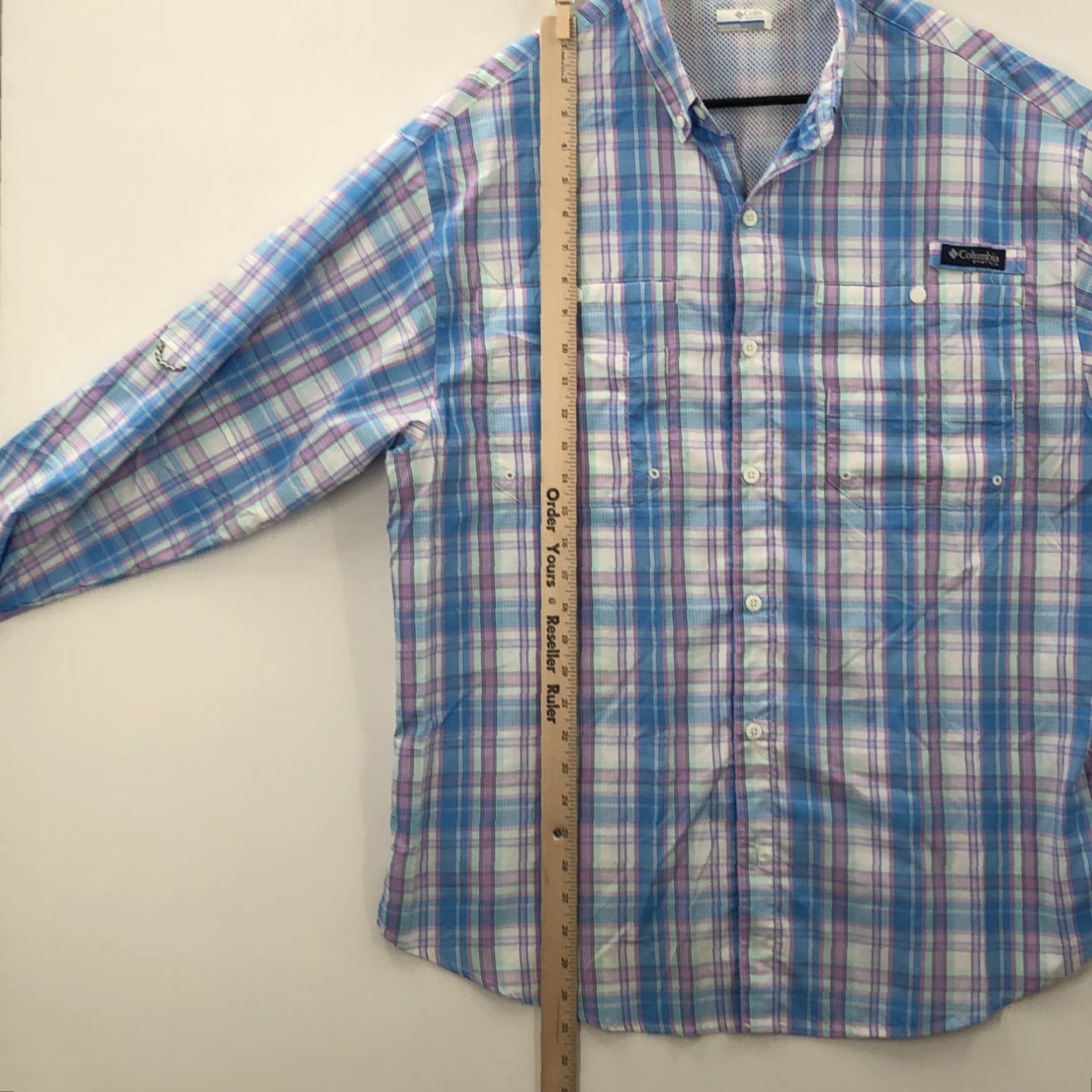 Vintage VINTAGE Columbia Button-Up Shirt Multicolour Plaid Long Sleeve Casual Pockets Adult Large Mens Size US L / EU 52-54 / 3 - 3 Thumbnail