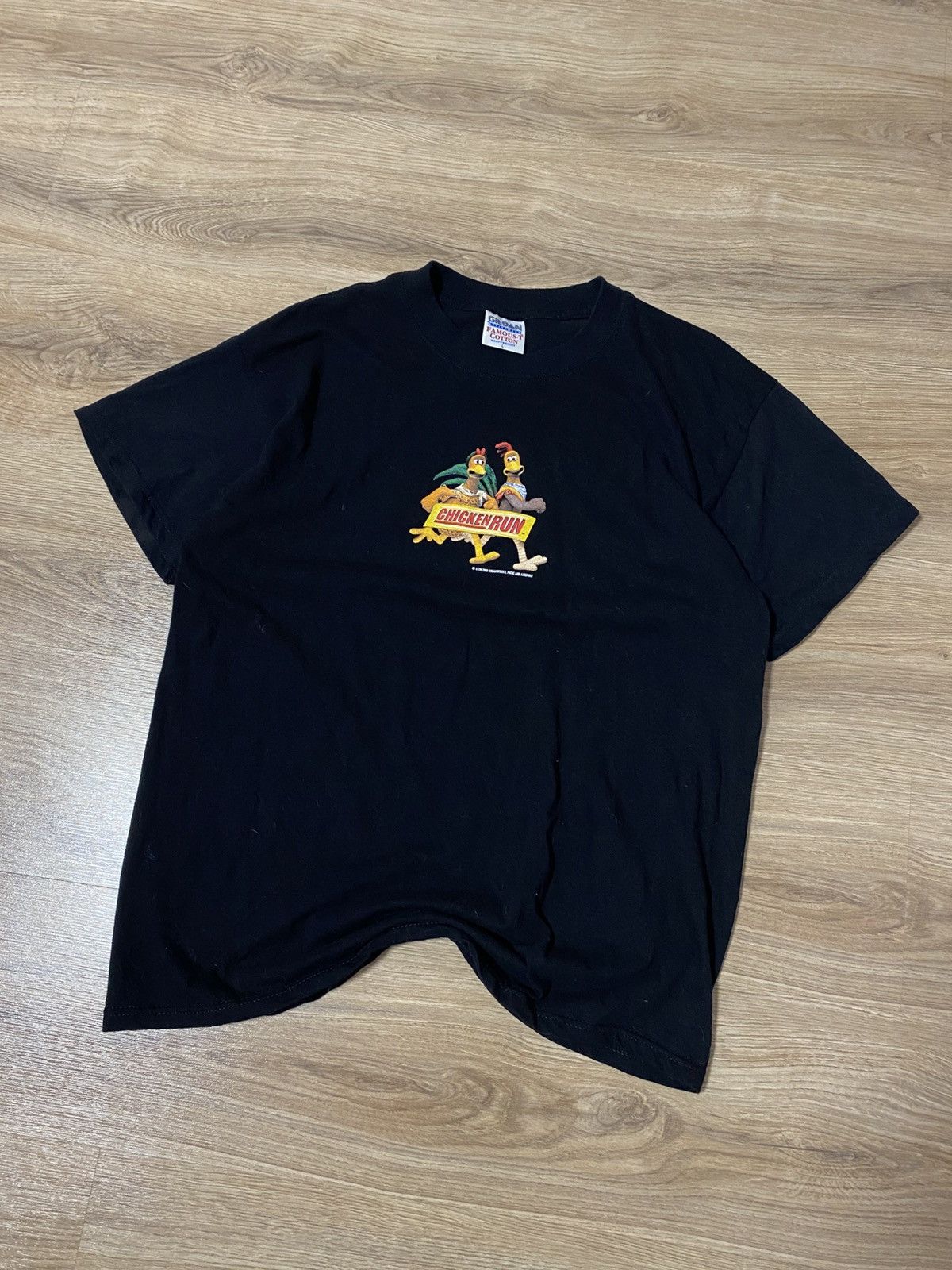Vintage Chicken Run 2000 Dreamworks Promo T shirt Size: L Size US L / EU 52-54 / 3 - 1 Thumbnail