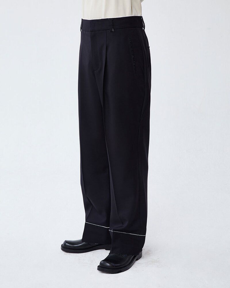 Ader Error !DS! SS22 Adererror Distressed Black Casual Pants Size US 30 / EU 46 - 4 Thumbnail