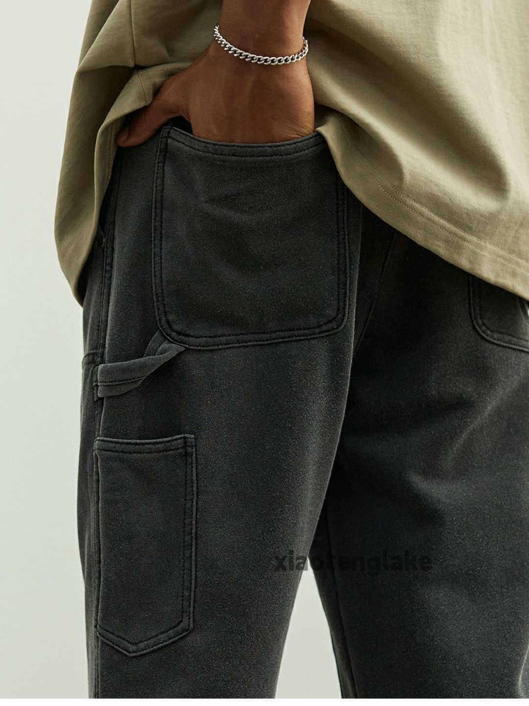 Jean × Vintage Washed faded cleanfit yuppie outdoor sport sweatpants Size US 32 / EU 48 - 5 Thumbnail