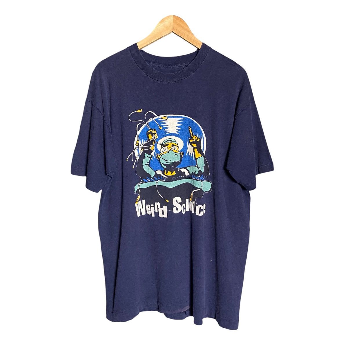 Vintage Vintage 90s Weird Science Sci Fi Movie T-Shirt Size US XL / EU 56 / 4 - 1 Thumbnail