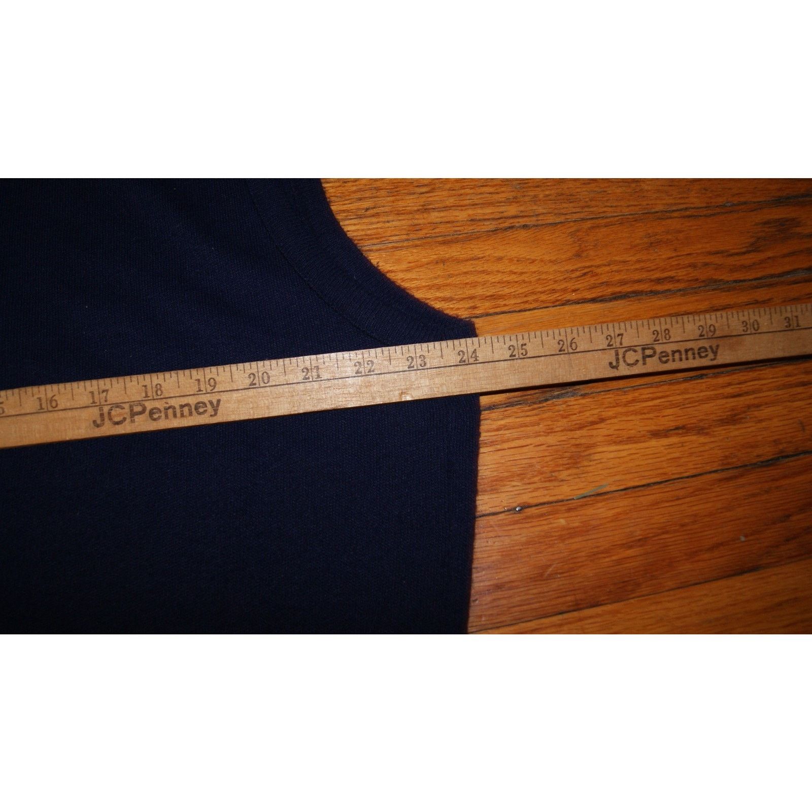 Vintage VTG The Mens Store JcPenney Mens XL Navy Vneck Sweater Vest Size US XL / EU 56 / 4 - 6 Thumbnail