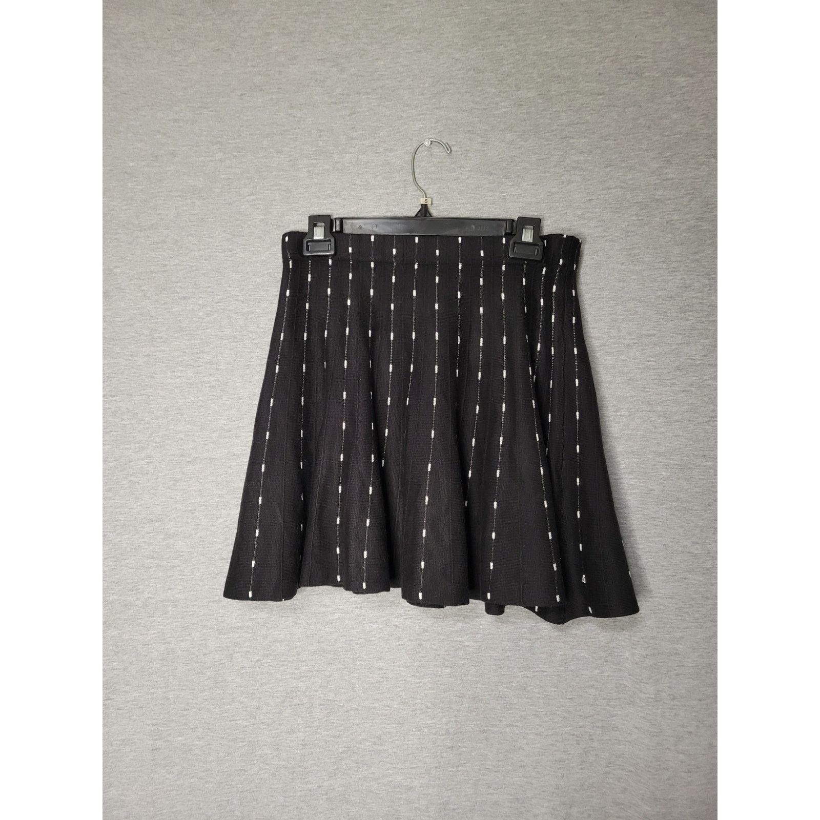 Other Teen Women Candies Thick Black White Skirt Small Size 29" - 2 Thumbnail