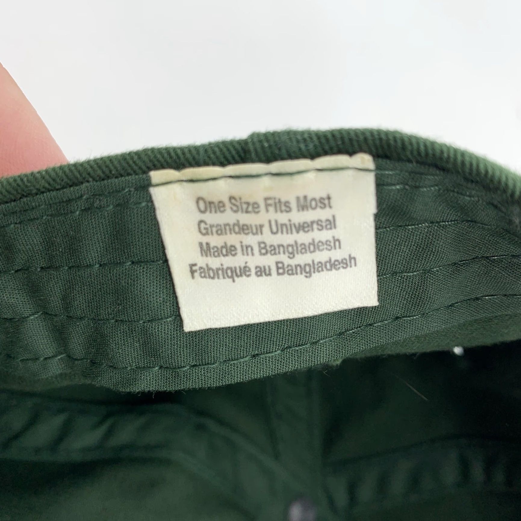 Vintage Cabela's Hat Cap Adjustable Strap Back Mens Green Twill One Size Outdoor Hunting Baseball Cap Mens Outdoors Hat Size ONE SIZE - 5 Thumbnail
