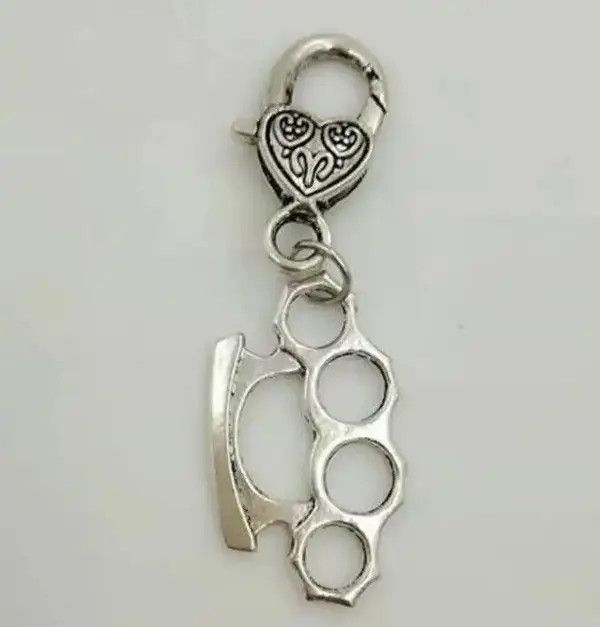 VIBE Vintage Alloy Brass Knuckle keychain Size ONE SIZE - 8 Thumbnail