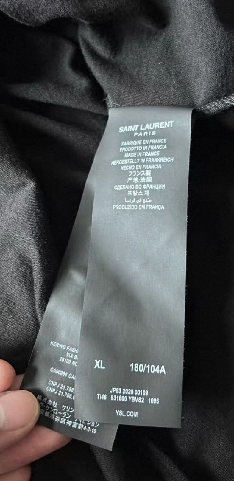 Saint Laurent Paris saint laurent paris20 'Rock Band Printed Tee Short Sleeve 2 Size US XL / EU 56 / 4 - 4 Thumbnail