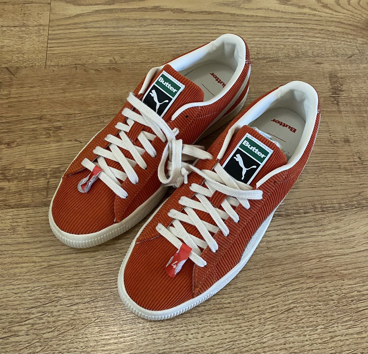 Butter Goods × Puma Puma Basket x Butter Goods Corduroy Orange x Streetwear Size US 9 / EU 42 - 2 Thumbnail