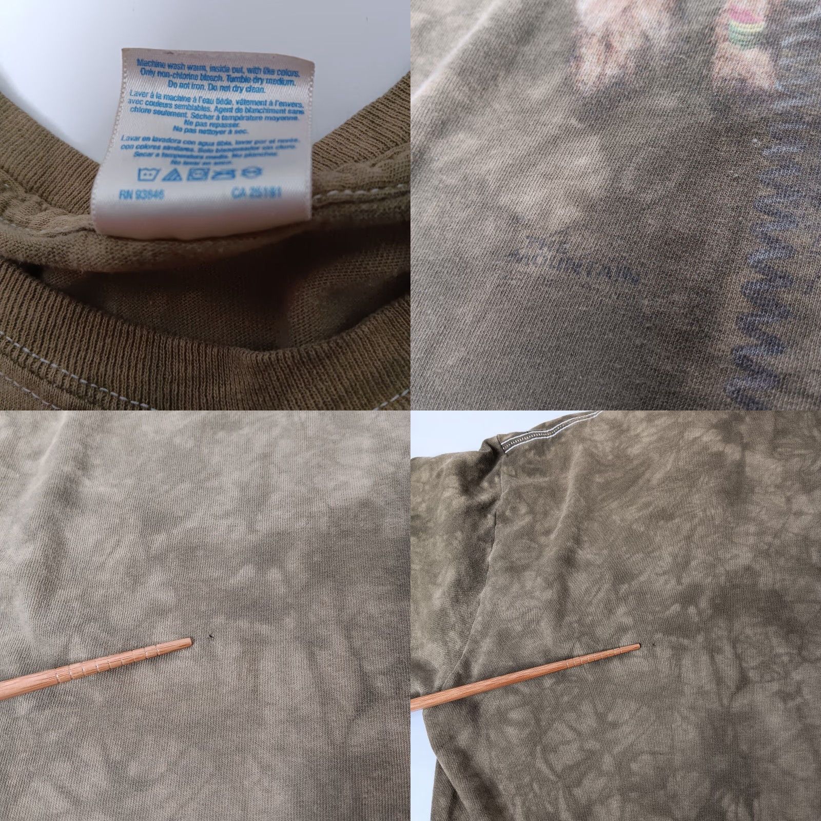The Mountain VINTAGE The Mountain M Shirt Lion Rastafari Reggae Tie Dye Shirt Men M Brown Cotton Knit Crew Neck Short Sleeve Gildan for The Mountain Size US M / EU 48-50 / 2 - 8 Thumbnail
