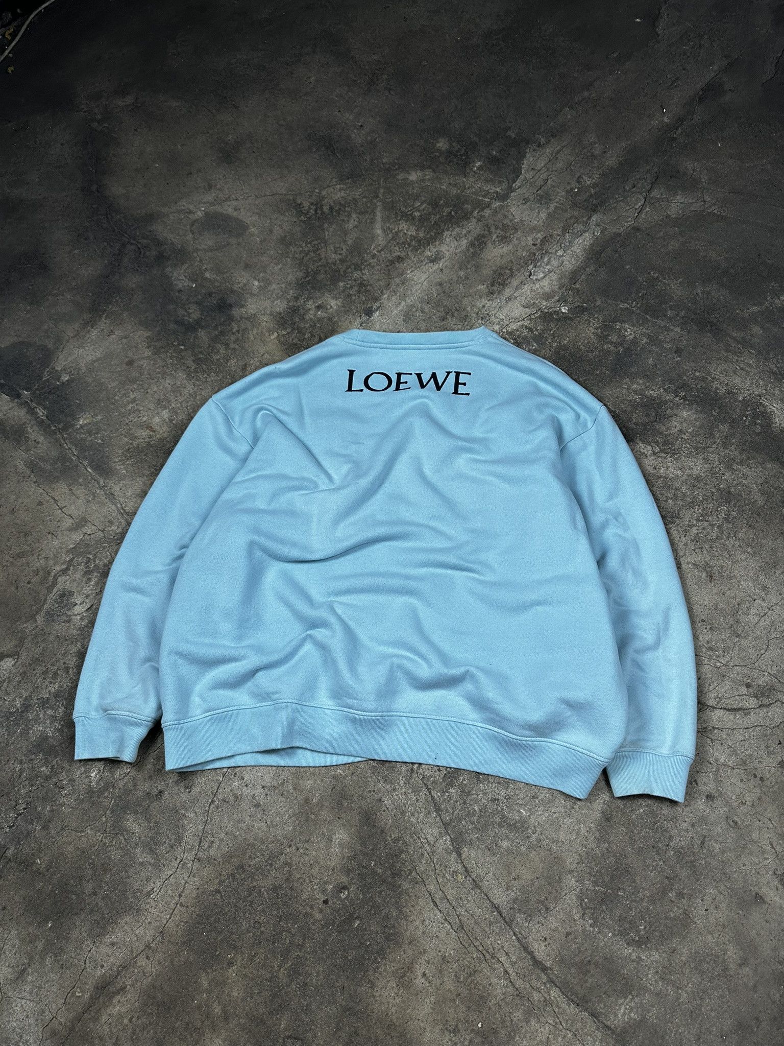 Loewe Rare Loewe Baby Blue Goose Crewneck Size US L / EU 52-54 / 3 - 3 Thumbnail