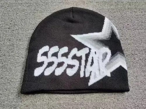 Other Super Star Graphic No Cuff Beanie Hat Black Size ONE SIZE - 1 Thumbnail