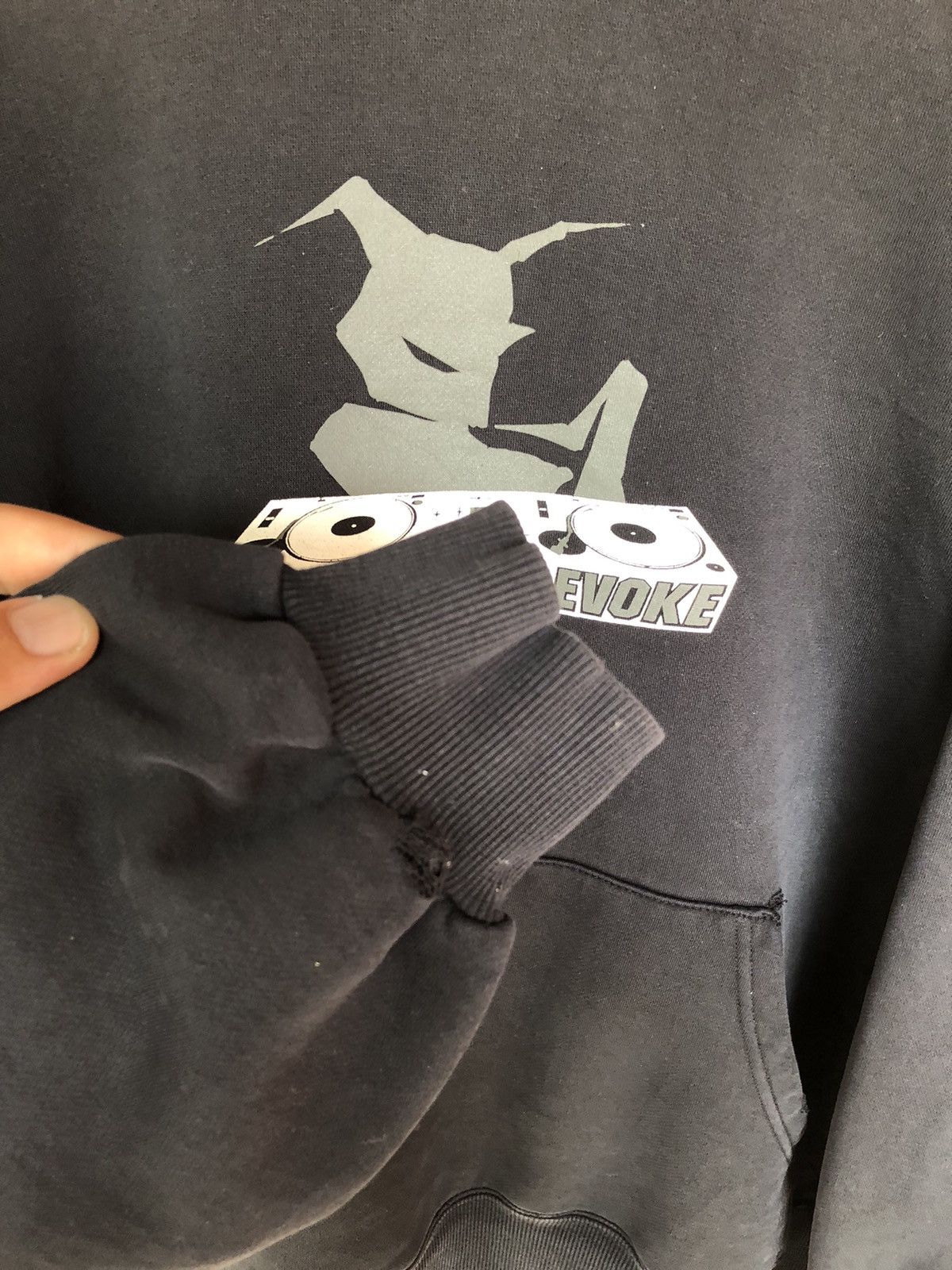 Devilock Vintage Devillock x Evoke Distressed Hoodie Size US M / EU 48-50 / 2 - 8 Thumbnail