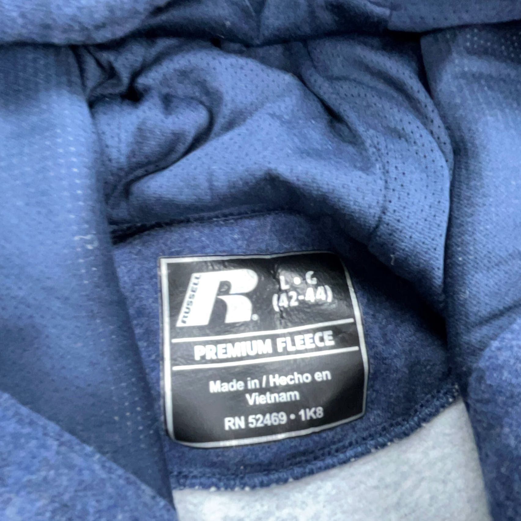 Russell Athletic Russell Hoodie Men L Blue Sweatshirt Fleece Athletic Training Reg Size US L / EU 52-54 / 3 - 5 Thumbnail