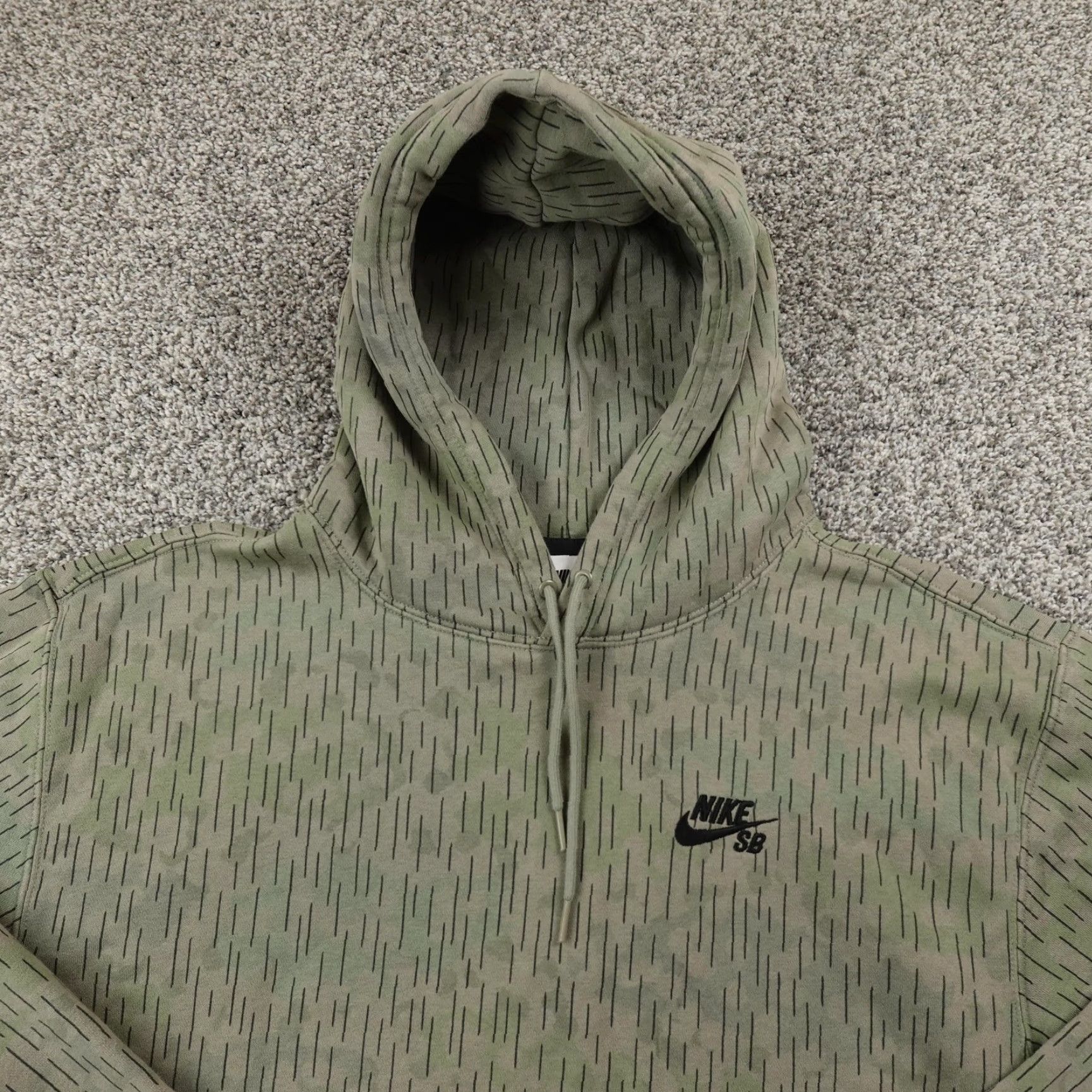 Nike Nike Hoodie Mens M Green SB Camo Skate Pullover Sweatshirt Fleece Skateboard Size US M / EU 48-50 / 2 - 3 Thumbnail