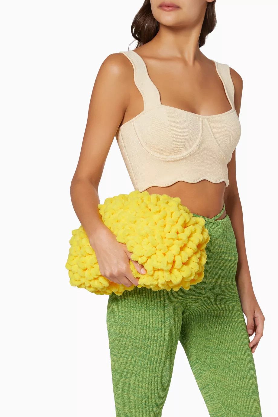 Bottega Veneta o1y0725 Size : OS / Crossbody Bag in Yellow Size ONE SIZE - 5 Thumbnail
