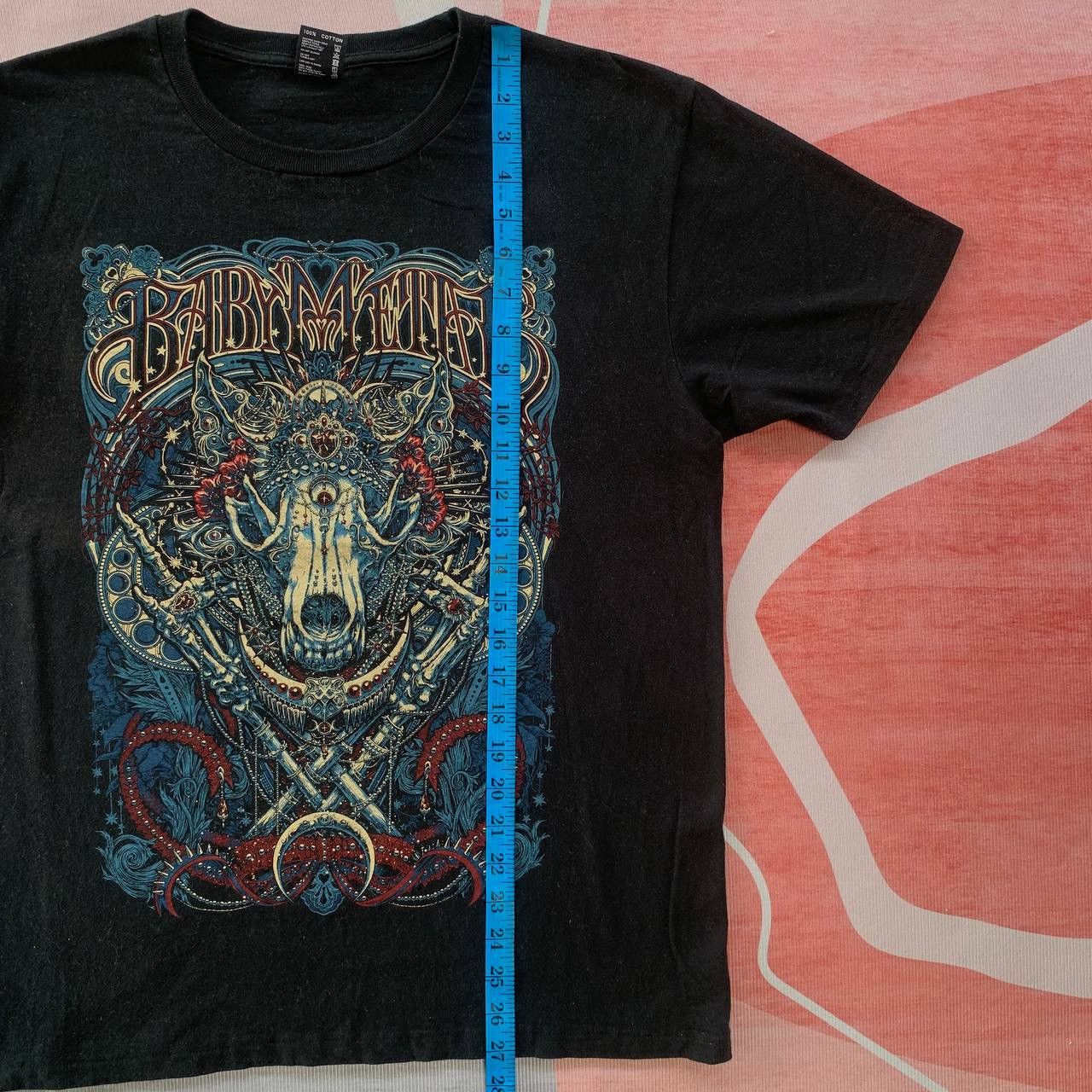 Band Tees Japanese Metal Band BABYMETAL Big Print T-shirt Size US L / EU 52-54 / 3 - 10 Thumbnail